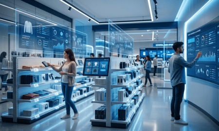 IoT-enabled retail store connected with real-time e-commerce inventory system