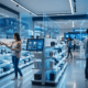 IoT-enabled retail store connected with real-time e-commerce inventory system