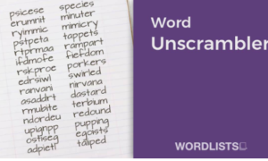 Unscramble Words Easily