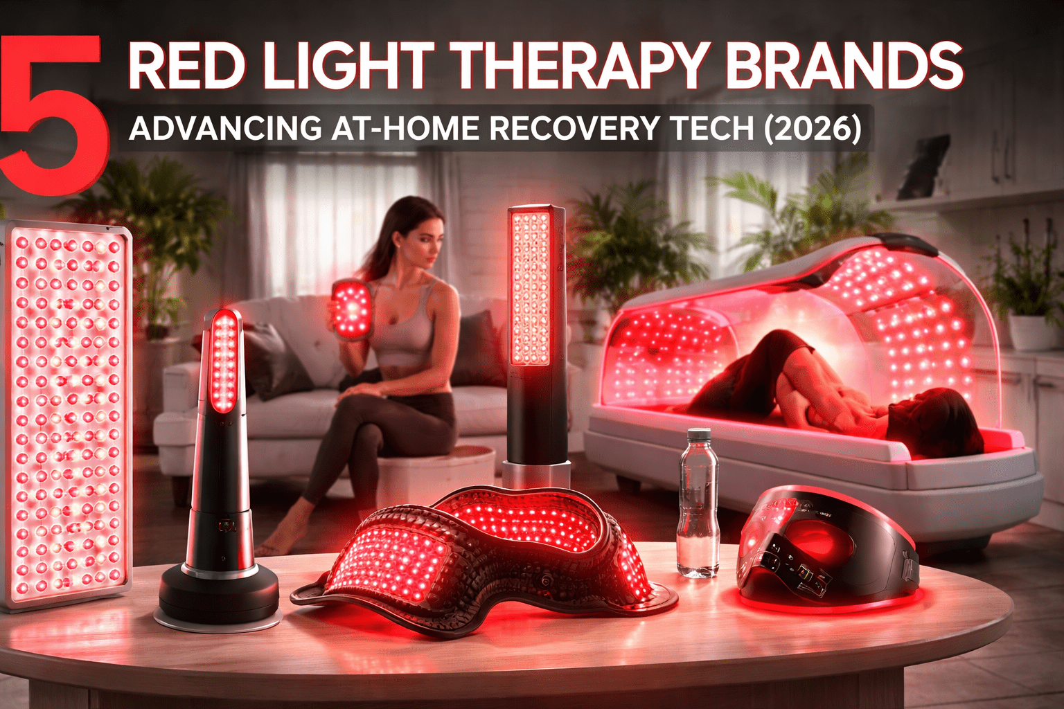 5 Red Light Therapy Brands Advancing At-Home Recovery Tech (2026)