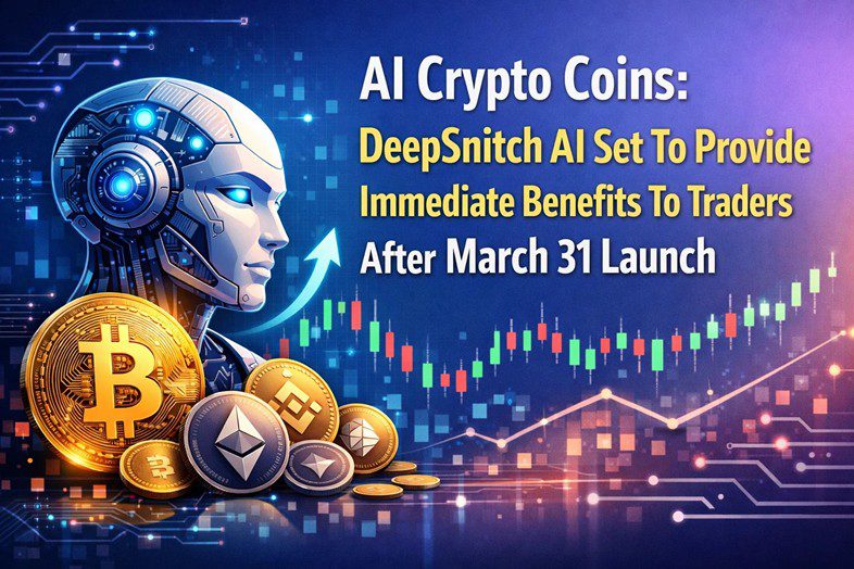 AI crypto coins: DeepSnitch AI  highlighted as the AI project with immediate benefits to traders ahead of the March 31 launch, NEAR and FET start recovering.
