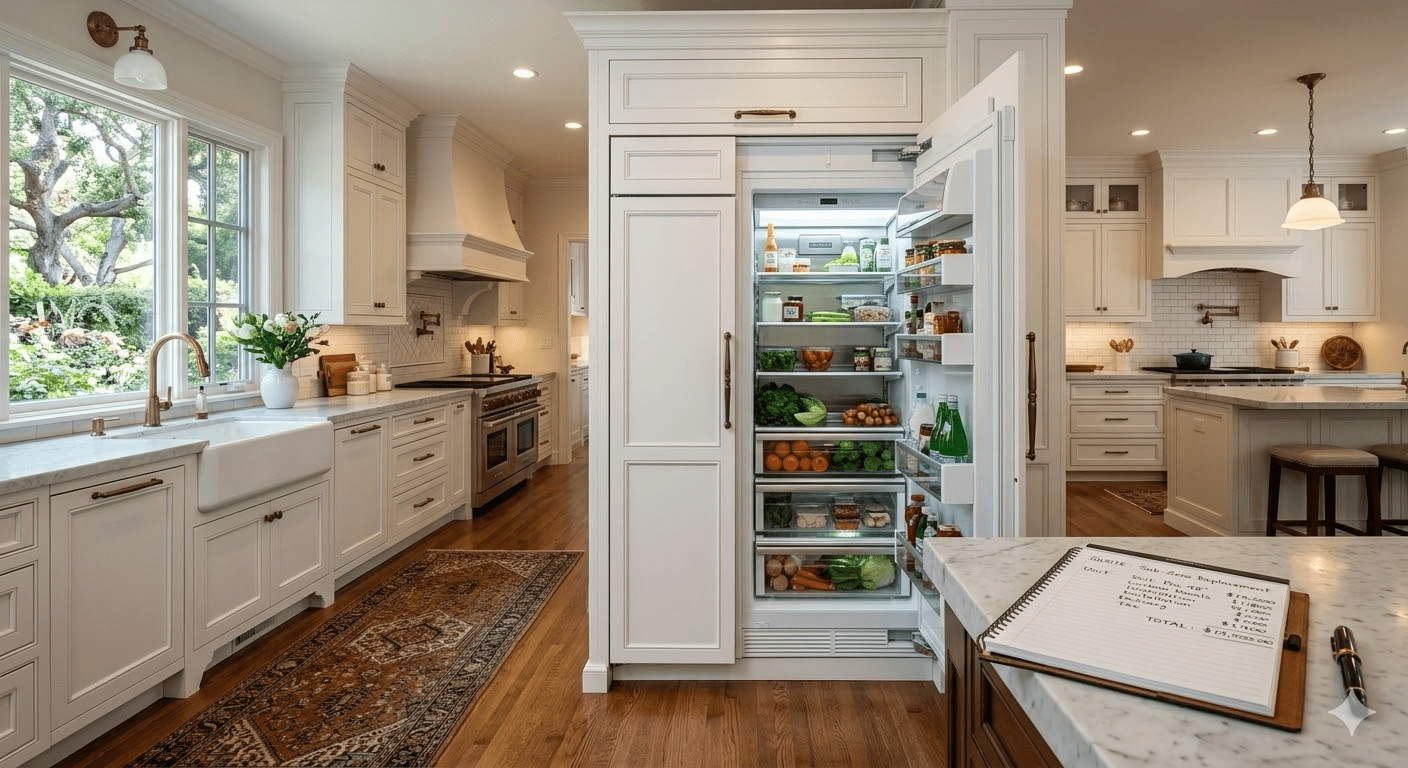 Why Built-in Refrigerators in Los Angeles Homes Are Almost Always Worth Repairing (Not Replacing)
