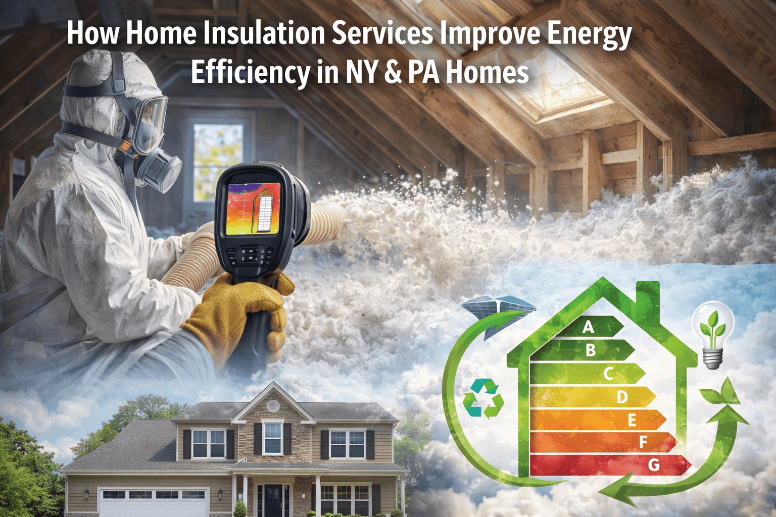 How Home Insulation Services Improve Energy Efficiency in NY & PA Homes