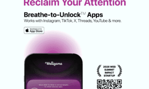 Welligama: Breathe to Unlock™ Launches to elp Interrupt Compulsive Social Media Use and Doomscrolling