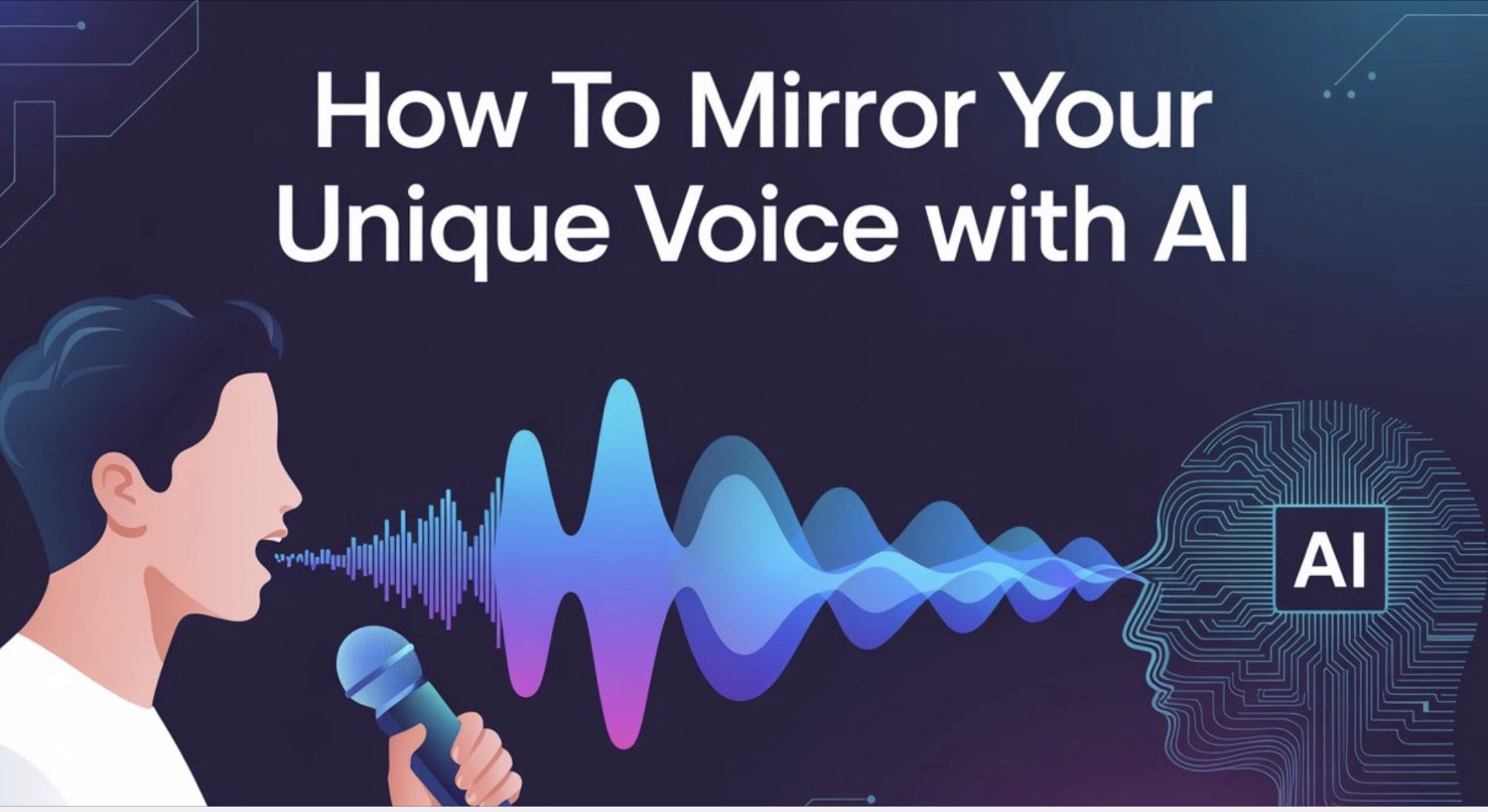 วิธีสะท้อนเสียงที่เป็นเอกลักษณ์ของคุณด้วย AI