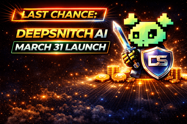 Last Chance: DeepSnitch AI’s March 31 Launch Bets Traders Want Defense and Alpha With 5 Live AI Agents Already Shipping