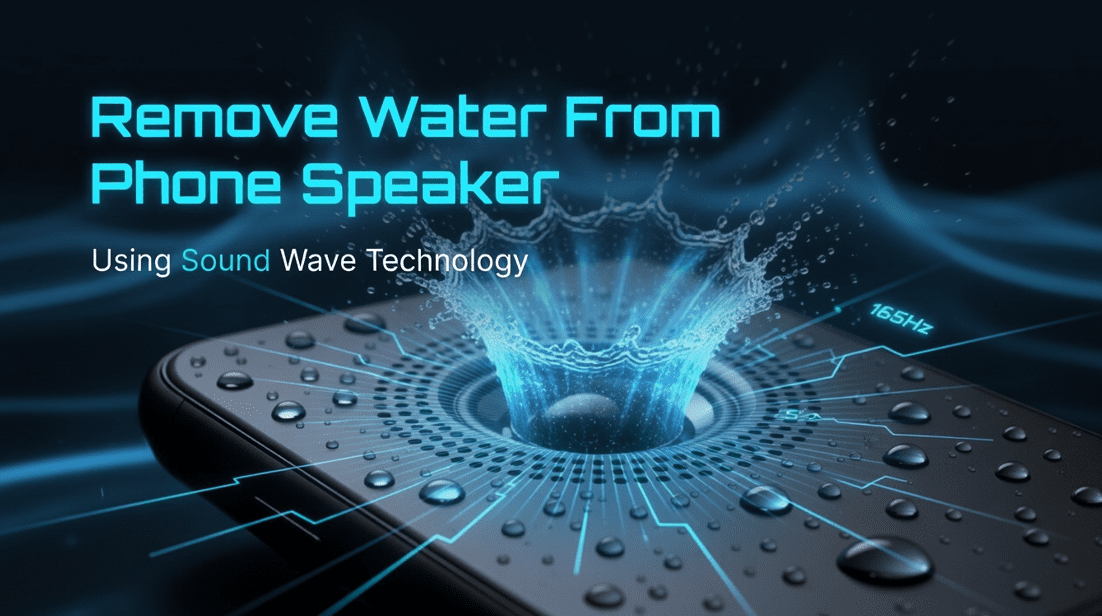 How to Remove Water From Phone Speaker Using Sound Wave Technology