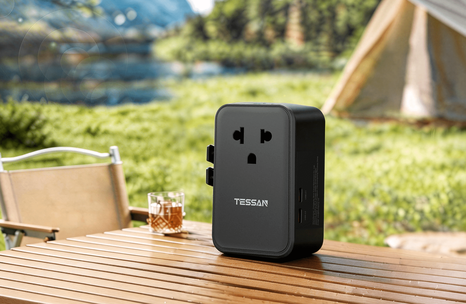 Why Heavy “Brick” Adapters Fail in Old European Sockets: The TESSAN Ultra-Thin Spring Travel Hack