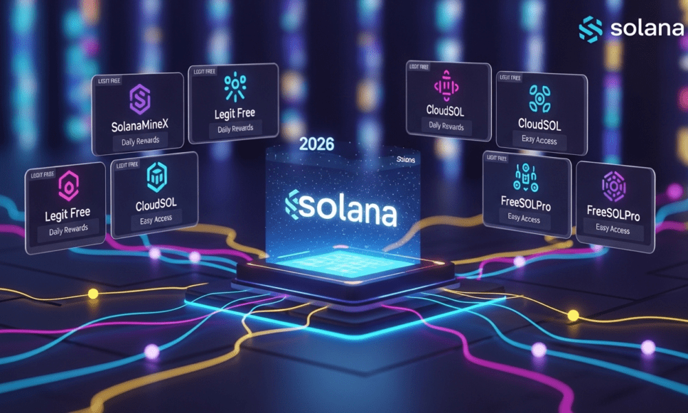 8 Legit Free Solana Cloud Mining platform in 2026 (Daily Rewards and Easy-to-use Access)