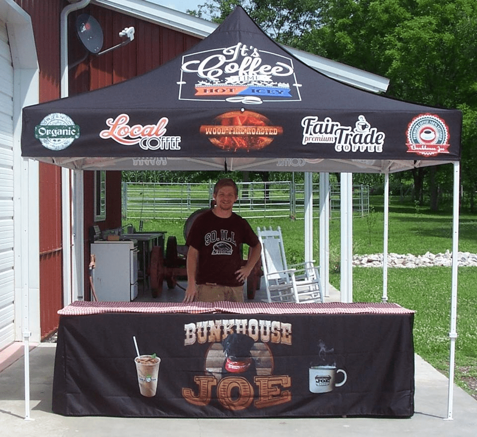 Restaurant Food Booth Tents with Logos in Tampa, FL: Winning Customers at Festivals and Waterfront Events