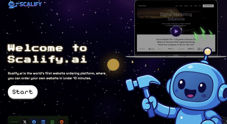 Scalify.ai Is the World’s First Website Ordering Platform