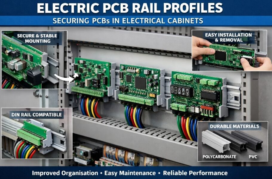 How Electric PCB Rail Profiles Help Secure PCBs in Electrical Cabinets