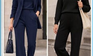 2 Pack Women’s Ribbed Straight Leg Trousers: Comfort and Everyday Style