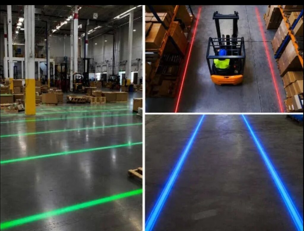 How Floor-Marking Lasers Improve Warehouse Safety and 5S Management