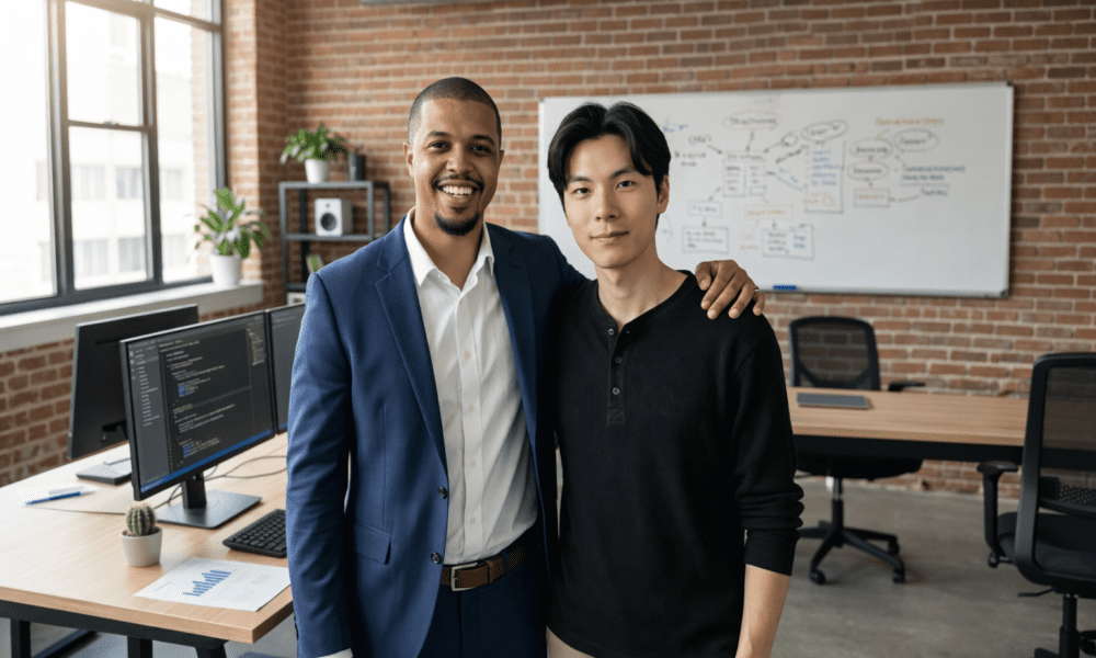 Het tijdperk van AI en deepfakes is aangebroken. Wie houdt het internet menselijk? Interview met Shawn-Marc Melo en Joey Chan van deepidv