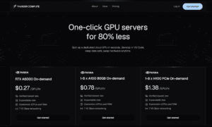 Thunder Compute, a startup building a cloud-GPU platform for AI and machine learning workloads