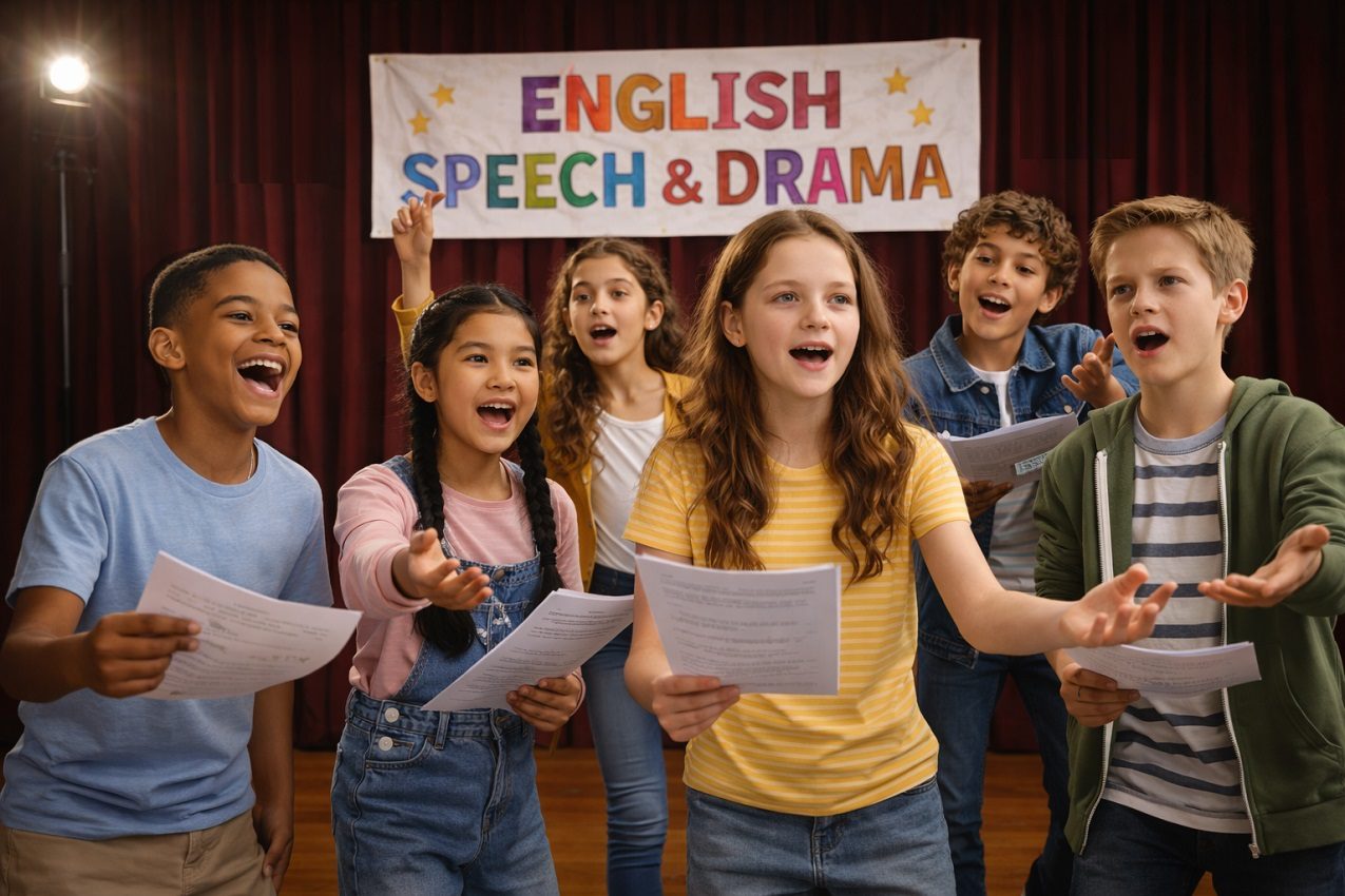 English Speech and Drama Builds Confident