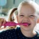 Kids Brush With an Electric Toothbrush