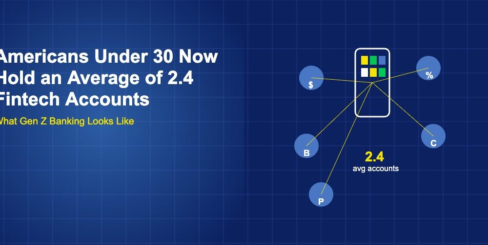 Americans Under 30 Now Hold an Average of 2.4 Fintech Accounts: What Gen Z Banking Looks Like