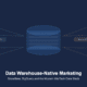 Data warehouse-native marketing architecture showing ETL and reverse ETL data flows