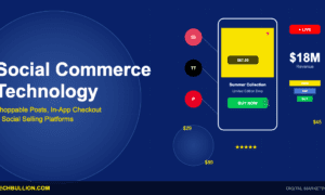 Social commerce technology with shoppable posts, in-app checkout, and social selling platforms