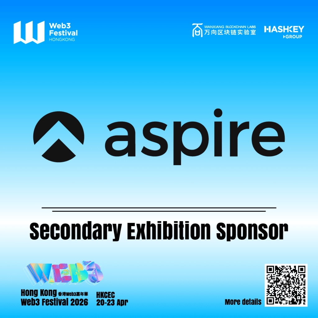 Aspire Confirms Official Participation at Hong Kong Web3 Festival 2026