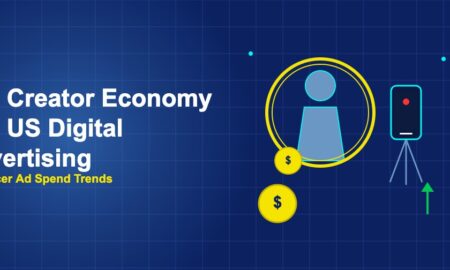 Person silhouette with ring light and phone on tripod with dollar coins