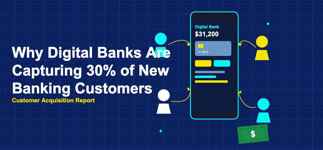 Phone with banking UI and customers being drawn toward it