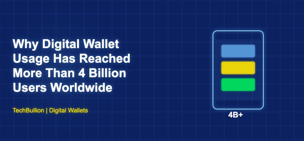 Digital wallet on smartphone showing 4 billion plus users worldwide