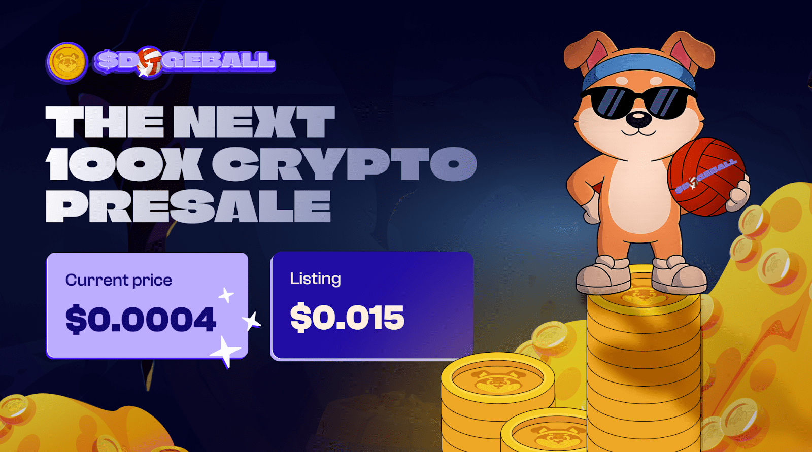 Top Cryptos After NEAR Surge: DOGEBALL Presale Gains