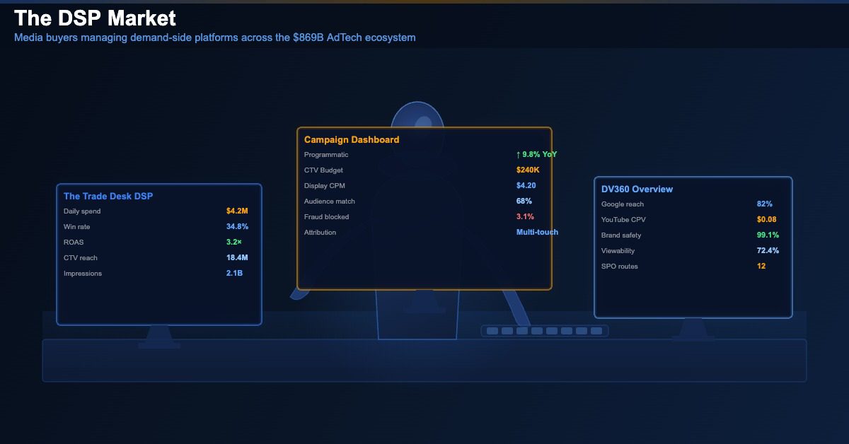The DSP Market: Demand-Side Platforms Competing for Advertiser Budgets
