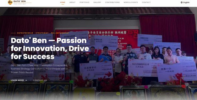 Dato Ben – Datuk Ben Fam Chee Way: The Malaysian Entrepreneur Who Built a Business Empire While Touching 50,000 Lives Through Charity