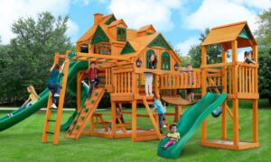 Durable and Safe Swing Set at Home
