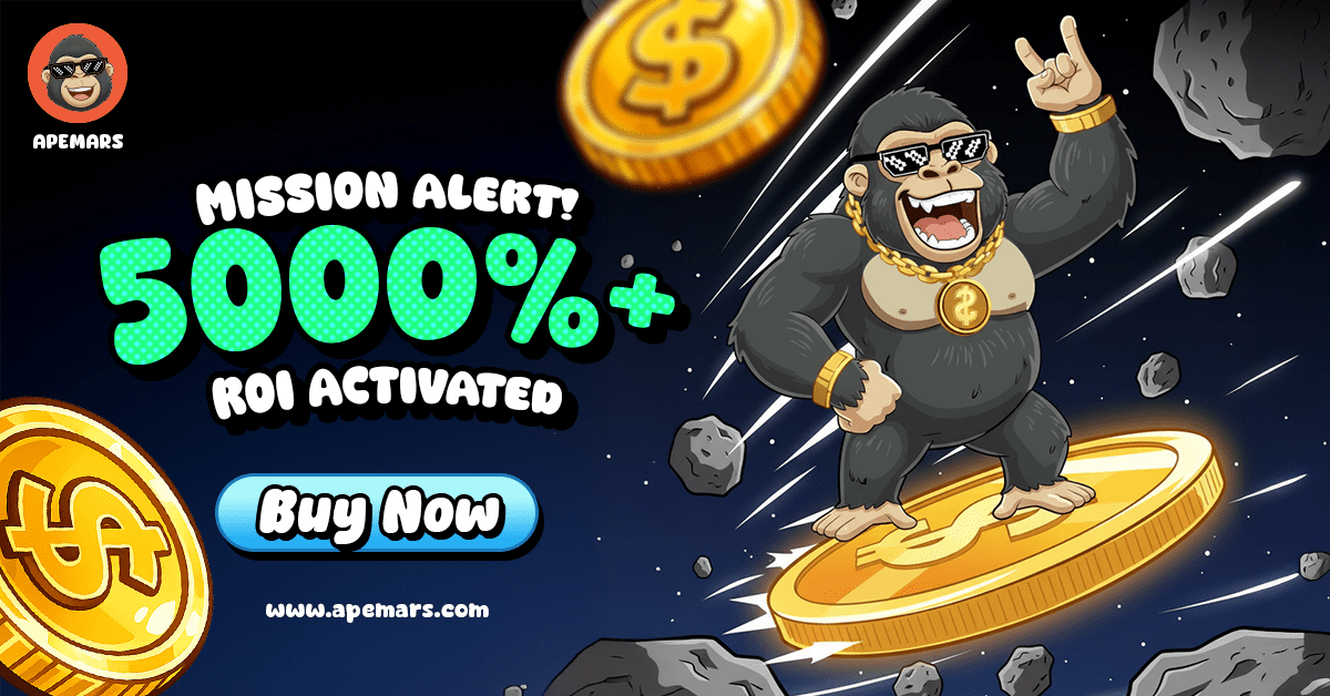 APEMARS Presale Explodes as Top Meme Coin To Buy Today With 5000% ROI – Could It Be The Best 100x Coin While Baby Doge Coin And Pepe Climb?