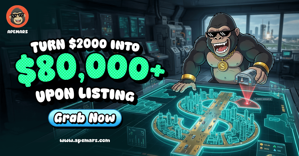APEMARS Stage 12 Lets You Catch Top Crypto Coins After Trump & MemeCore Moves