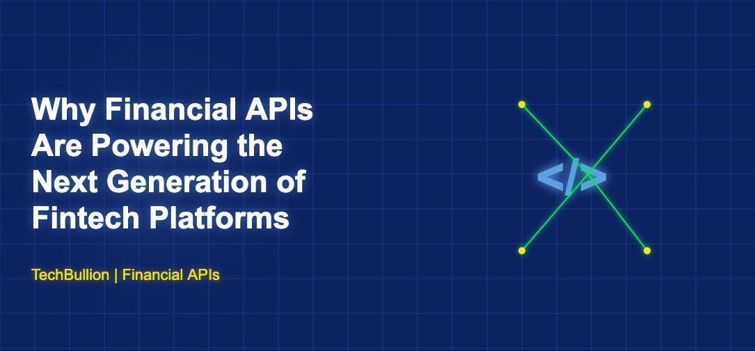 Code symbol with API connections representing financial API ecosystem