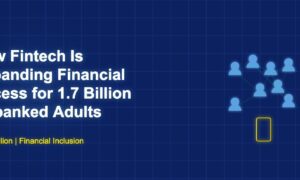 People connected through mobile financial services representing financial inclusion