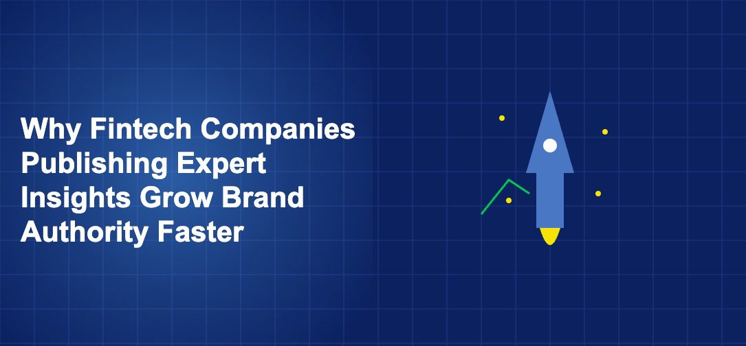 Illustration of rocket growth concept with geometric shapes on dark blue background