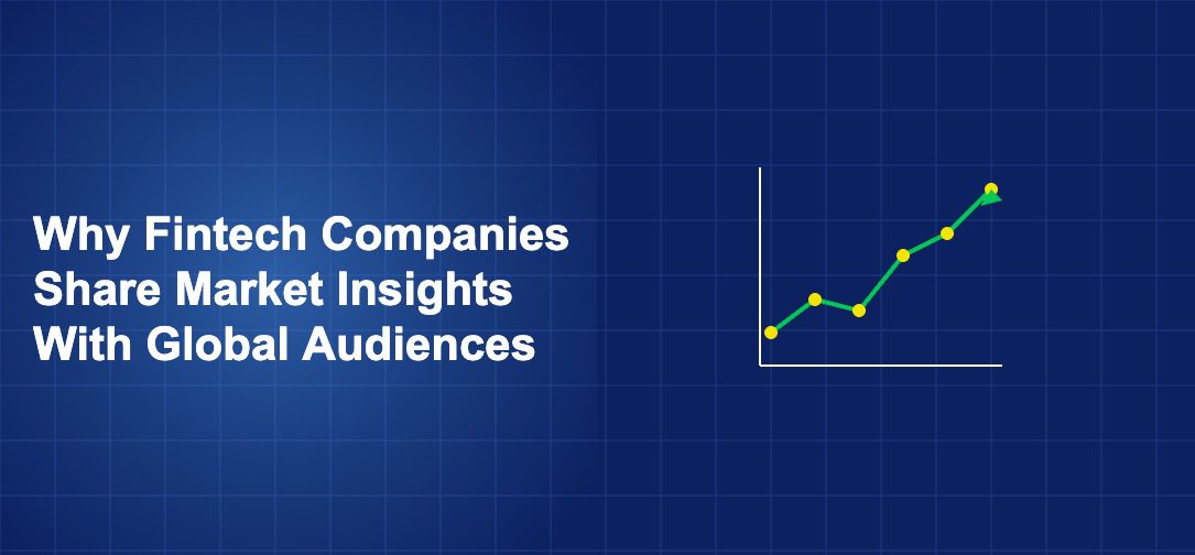 Illustration of chart up concept with geometric shapes on dark blue background