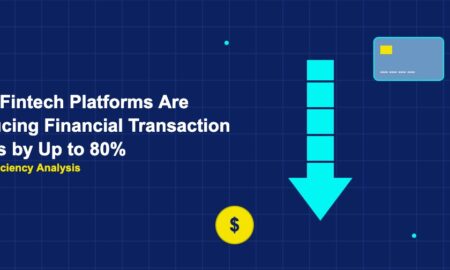 Downward arrow showing cost reduction with credit card and coin