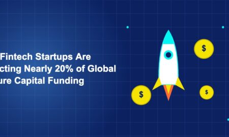 Rocket launching with gold dollar coins scattered around