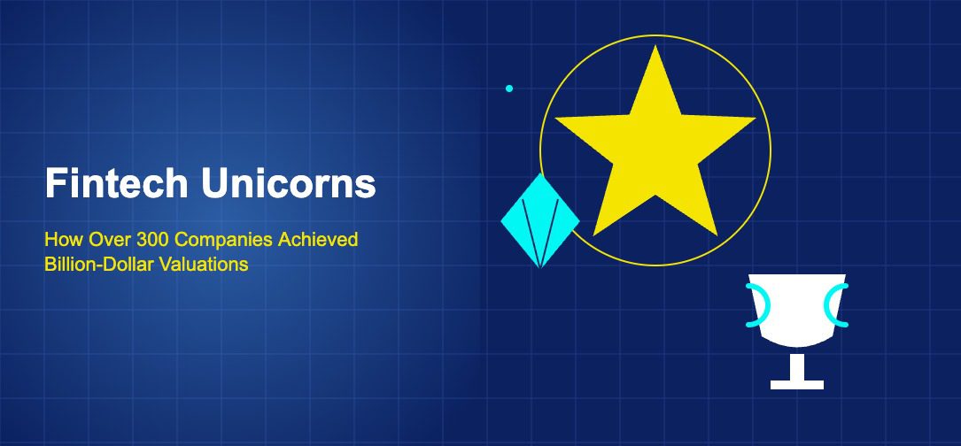 Dark blue illustration with massive yellow five-pointed star, white trophy cup, and cyan diamond shape