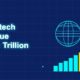 Illustration for Global Fintech Market Value Beyond $1 Trillion