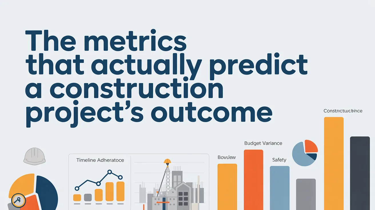 The Metrics That Actually Predict a Construction Project’s Outcome