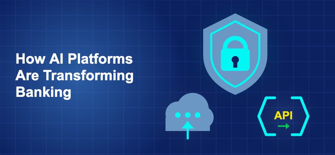 Dark blue illustration showing icon, icon, icon in triangle composition