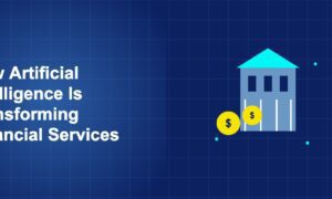 Illustration of artificial intelligence is transforming financial services