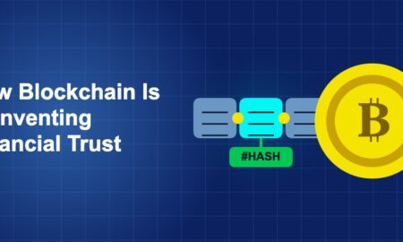 Dark blue illustration showing icon, icon in side-by-side composition