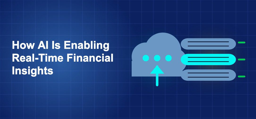 Dark blue fintech illustration with + icons in side-by-side composition