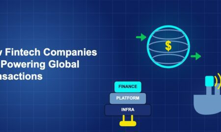 Dark blue illustration showing icon, icon, icon in triangle composition