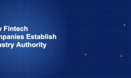 Illustration of fintech companies establish industry authority